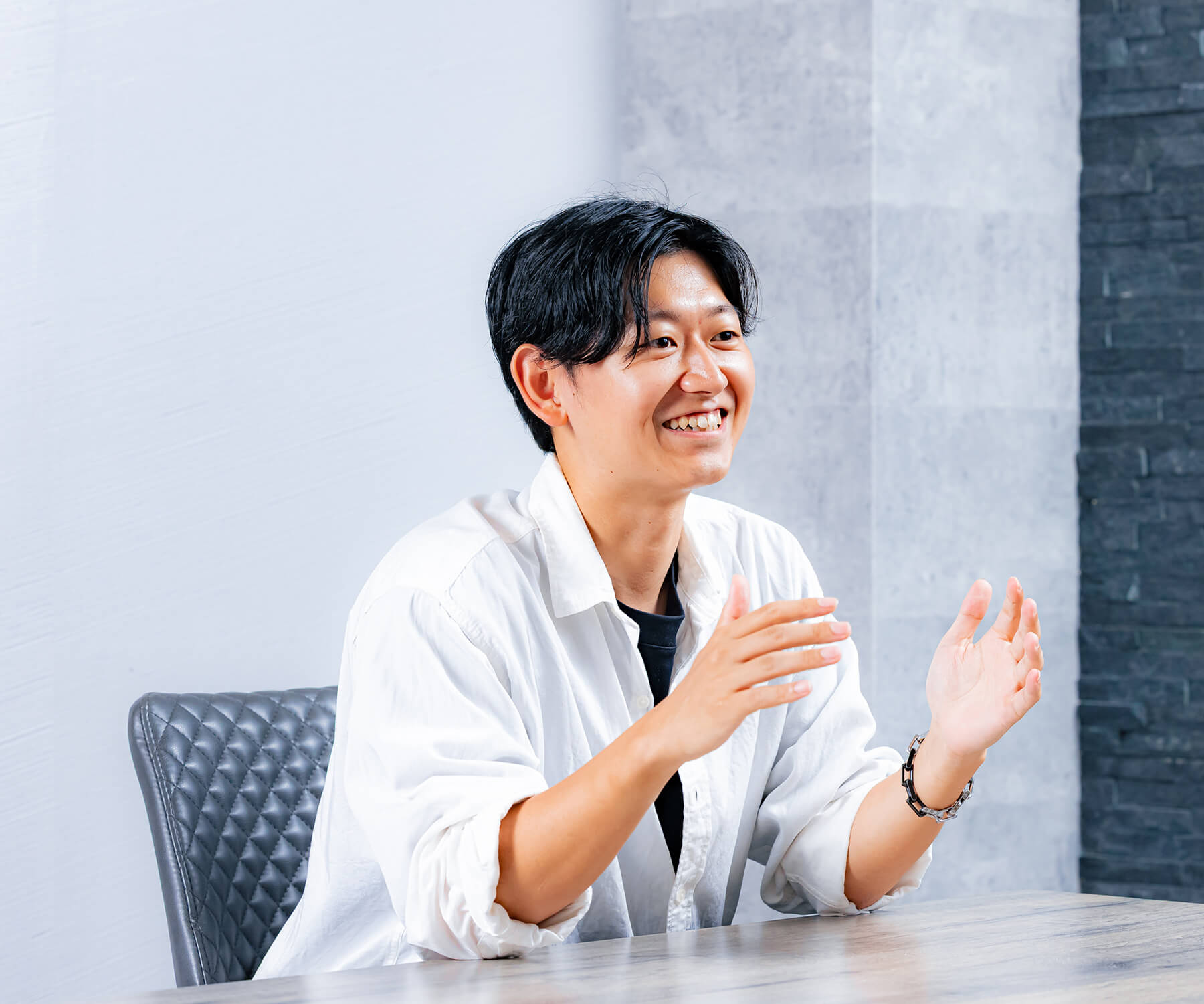 入社前と入社後のギャップについて話すスタッフ